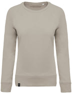 KRB K481 – Women's Raglan Organic Cotton Sweatshirt - Clay Grey Brown Beige