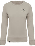 KRB K481 – Women's Raglan Organic Cotton Sweatshirt - Clay Grey Brown Beige
