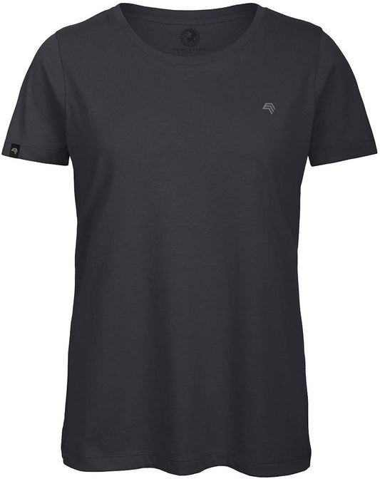 ― % ― BAC TW043/ ― Damen Bio-Baumwolle Medium-Fit T-Shirt - Grau [S]