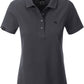 ― % ― JAN 8009/ ― Damen Bio-Baumwolle Polo Shirt - Graphite Grau [XL]