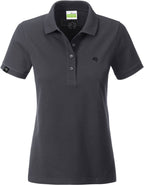― % ― JAN 8009 ― Women's Organic Cotton Polo Shirt - Graphite Grey [XL]