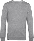 BAC U31B - Soft Unisex Organic Cotton Sweatshirt - Heather Melange Grey