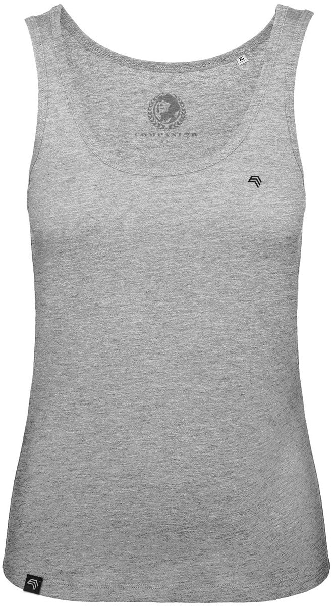 BAC TW073 – Women's Organic Cotton Tank Top - Heather Grey Melange