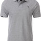 JAN 8010 ― Herren Bio-Baumwolle Polo Shirt - Heather Grau Melange