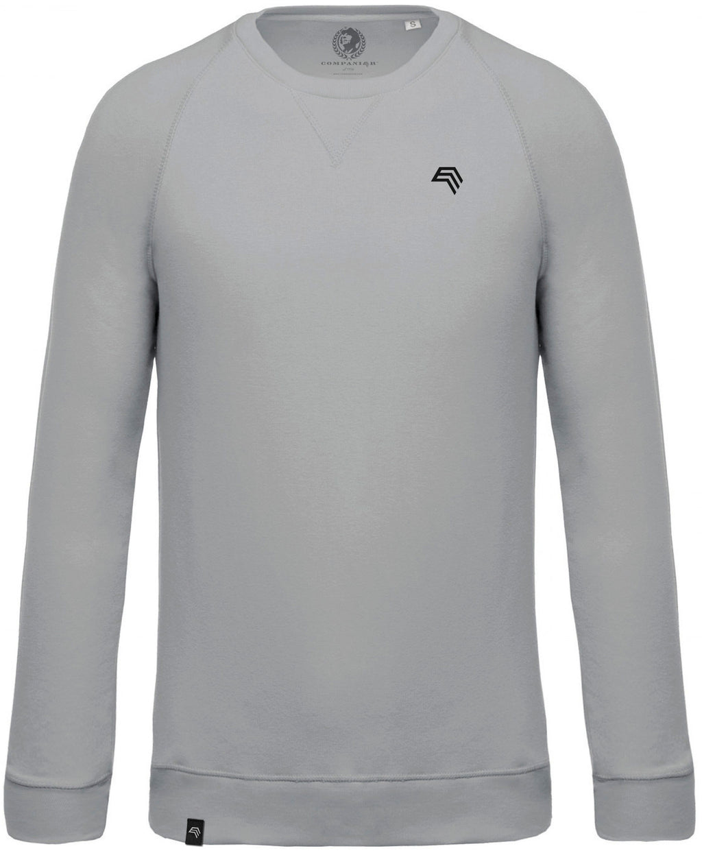 KRB K480 ― Unisex Organic Raglan Sweatshirt - Snow Grey