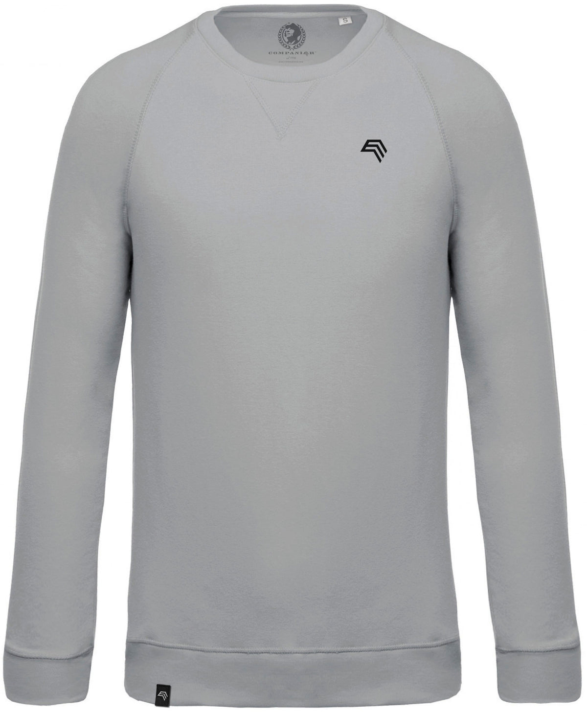KRB K480 ― Unisex Raglan Sweatshirt mit Bio-Baumwolle - Snow Grau