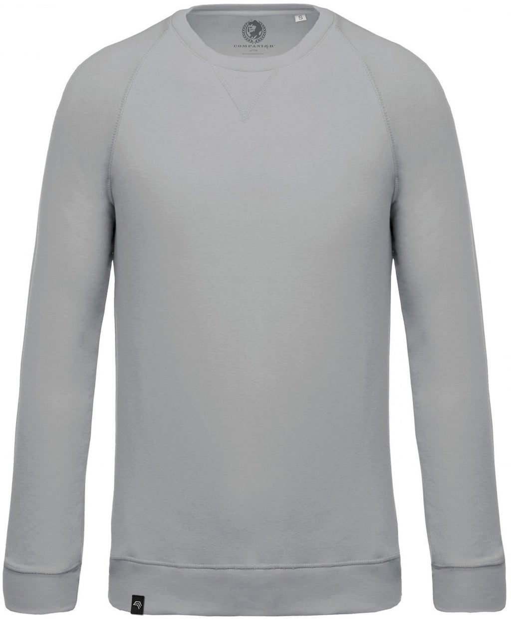 KRB K480 ― Unisex Organic Raglan Sweatshirt - Snow Grey