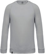 KRB K480 ― Unisex Organic Raglan Sweatshirt - Snow Grey