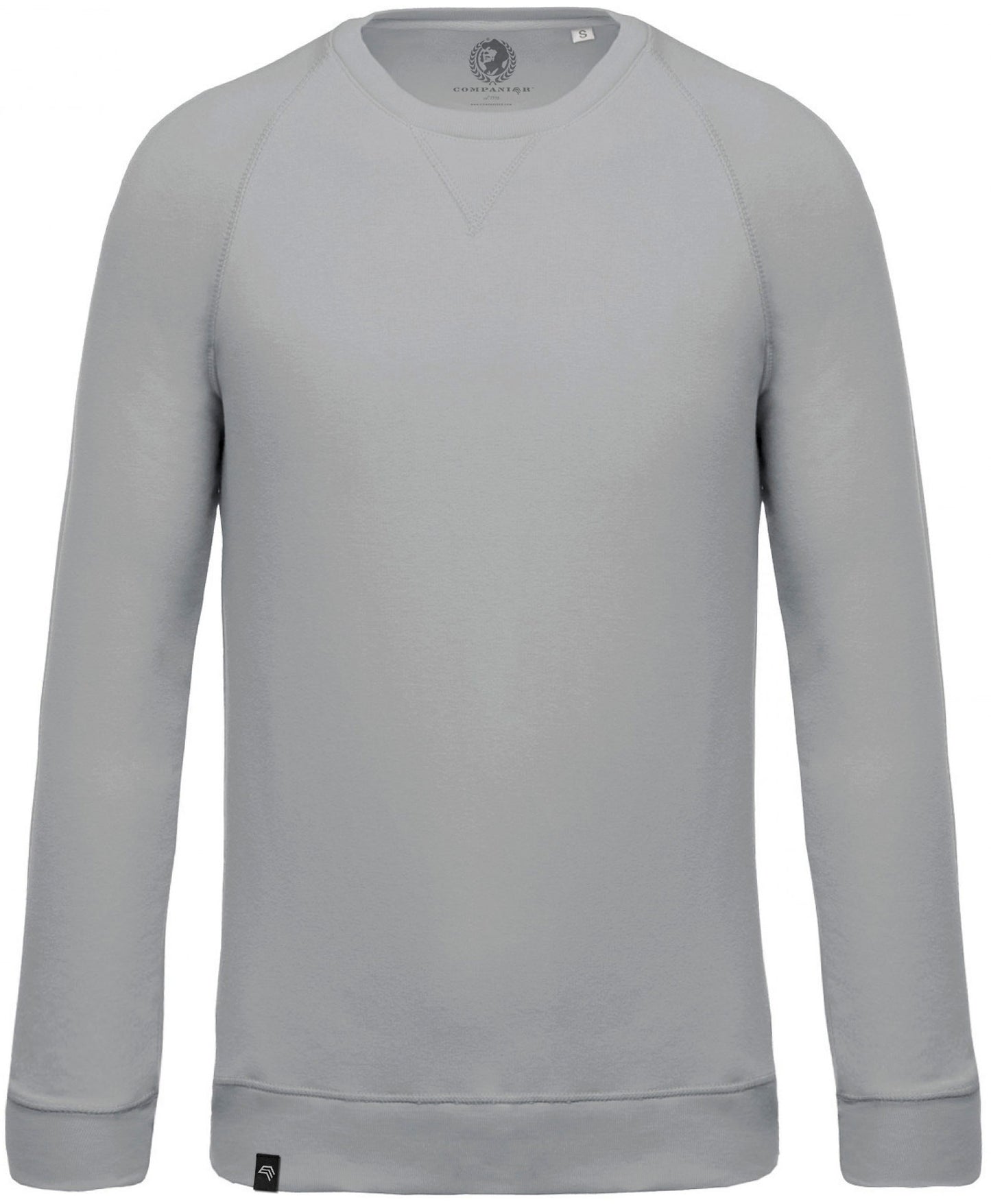 KRB K480 ― Unisex Raglan Sweatshirt mit Bio-Baumwolle - Snow Grau