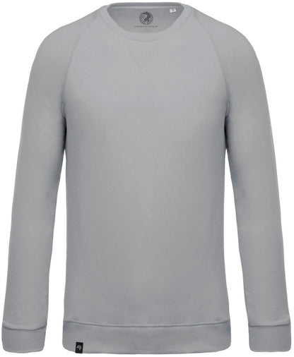 KRB K480 ― Unisex Raglan Sweatshirt mit Bio-Baumwolle - Snow Grau