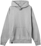 HMB 8751 ― Heavyweight Unisex Boxy Organic Men's Hoodie - Melange Grey