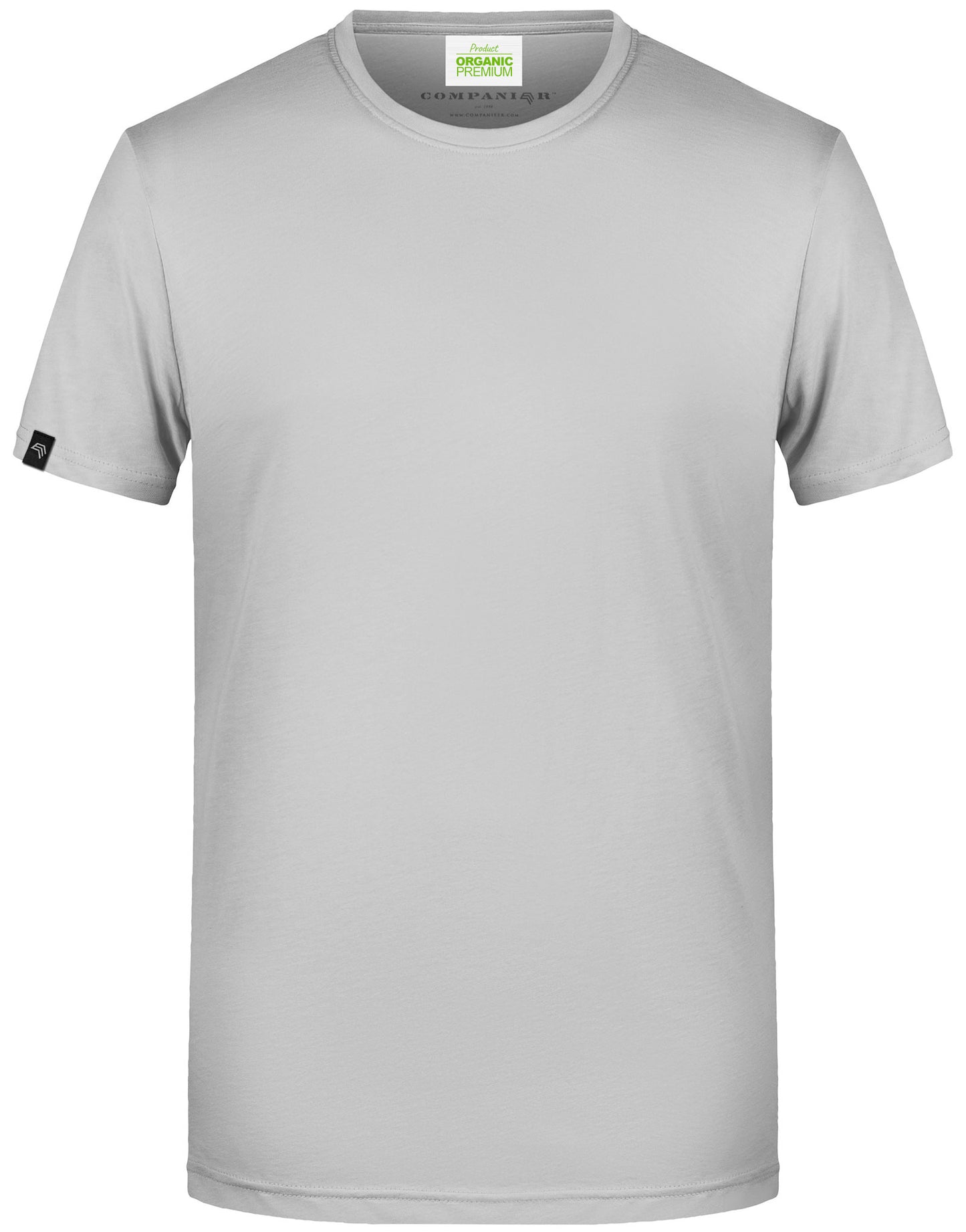 JAN 8008 ― Herren Bio-Baumwolle T-Shirt - Soft Grau