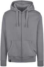 RMH 0701 ― Heavy Bi-color Hoodie Sweat Jacket - Stone Grau