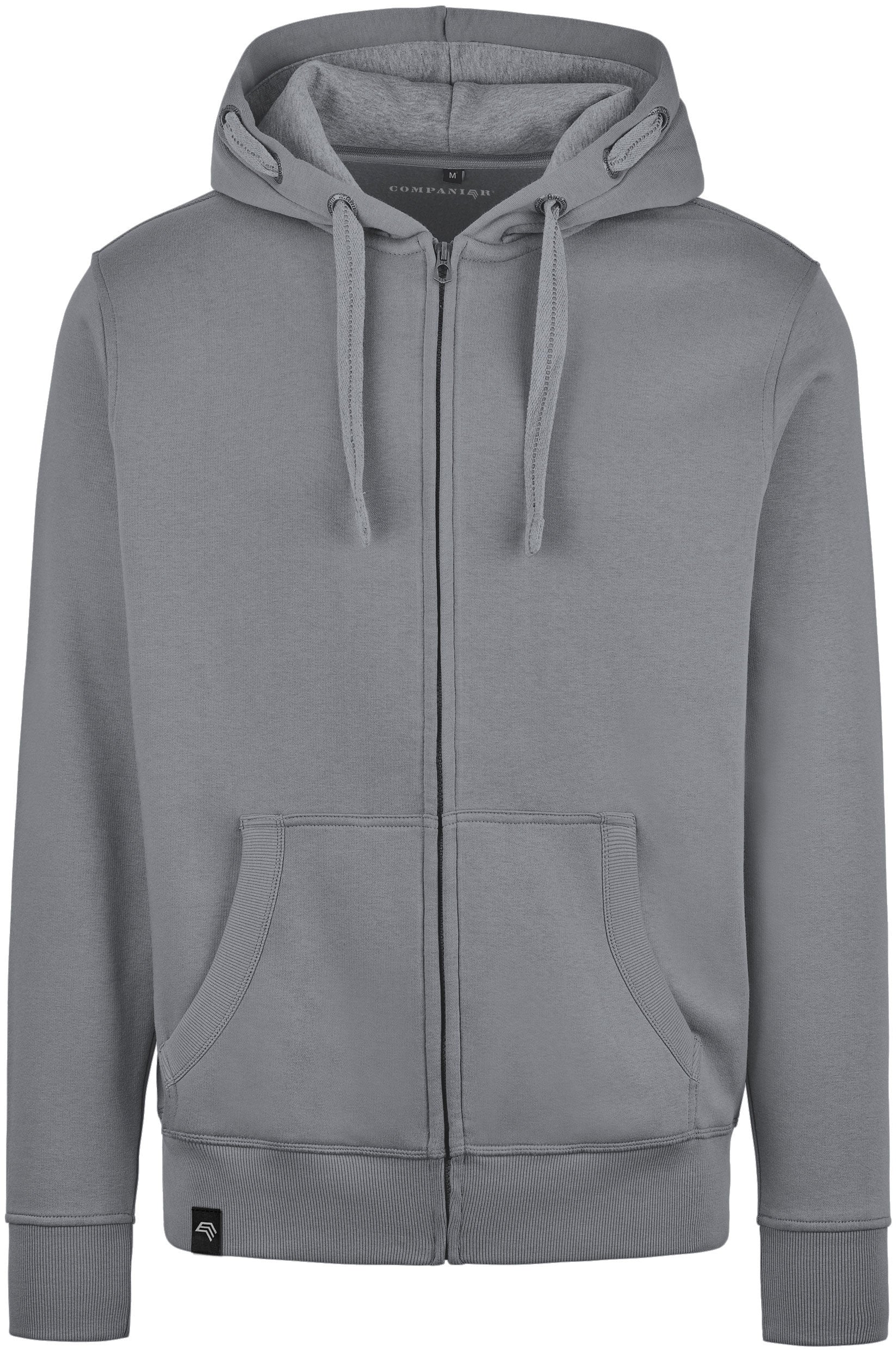 RMH 0701 ― Heavy Bi-color Hoodie Sweat Jacket - Stone Grau
