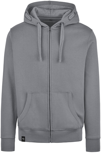 RMH 0701 ― Heavy Bi-color Hoodie Sweat Jacket - Stone Grau