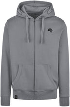 RMH 0701 ― Heavy Bi-color Hoodie Sweat Jacket - Stone Grau