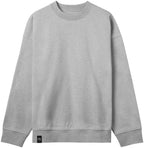 HMB 2601 ― Schwerer Unisex Boxy Organic Men's Sweater - Melange Heather Grau