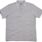 MTS M191 ― Tipped Organic Polo Shirt mit Knöpfen aus Kokosnuss-Schalen - Melange Grau / Weiß