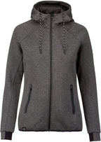 KRB P359 ― Women's Functional Hoodie - Dark Grey Marl