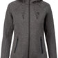 KRB P359 ― Damen Funktions Hoodie - Dark Grau Melange