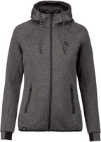KRB P359 ― Women's Functional Hoodie - Dark Grey Marl