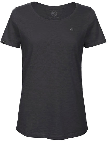 BAC TW047 ― Damen Bio-Baumwolle Flammgarn T-Shirt - Grau