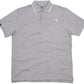MTS M191 ― Tipped Organic Polo Shirt mit Knöpfen aus Kokosnuss-Schalen - Melange Grau / Weiß