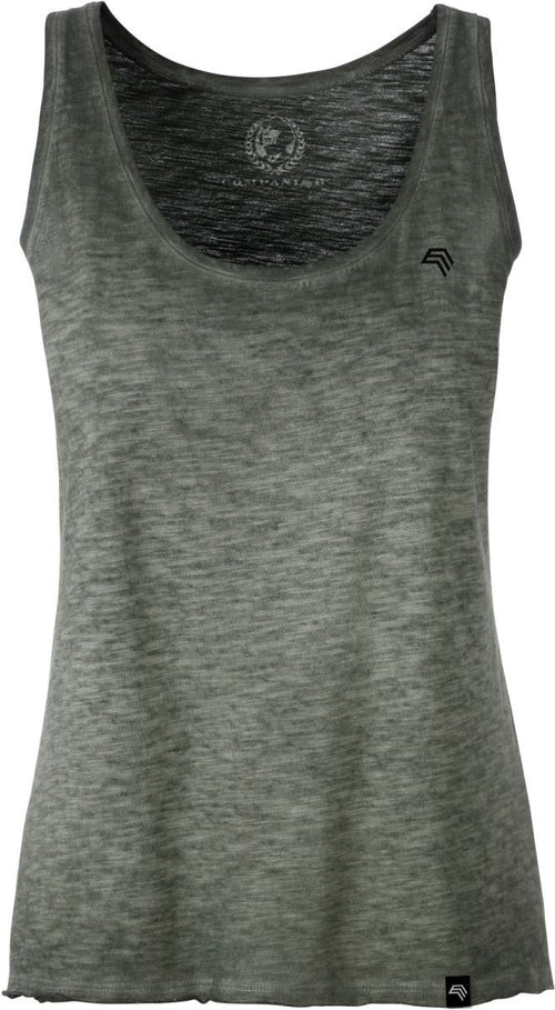 Auslaufartikel ― JAN 8017 ― Damen Bio-Baumwolle Flammgarn Tank Top - Olive Grün
