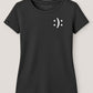 Happy? Or Sad? ― Ladies Girlie T-Shirt - Schwarz