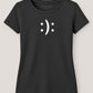 Happy? Or Sad? ― Ladies Girlie T-Shirt - Schwarz