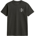 Happy? Or Sad? ― Men's Emoticon Statement T-Shirt – Black
