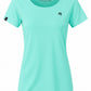 JAN 8007 ― Tailliertes Damen T-Shirt aus Bio-Baumwolle – Mint / Türkis