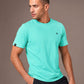 JAN 8008 ― Herren T-Shirt aus Bio-Baumwolle – Mintgrün / Aquagrün