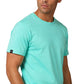 JAN 8008 ― Men's Organic Cotton T-Shirt – Mint Green / Aqua Green