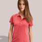 ― % ― JAN 8009//10A ― Damen Bio-Baumwolle Polo Shirt - Graphite Grau [XL]