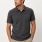 JAN 8010 ― Men's Polo Shirt with Organic Cotton - Heather Black Grey Mélange