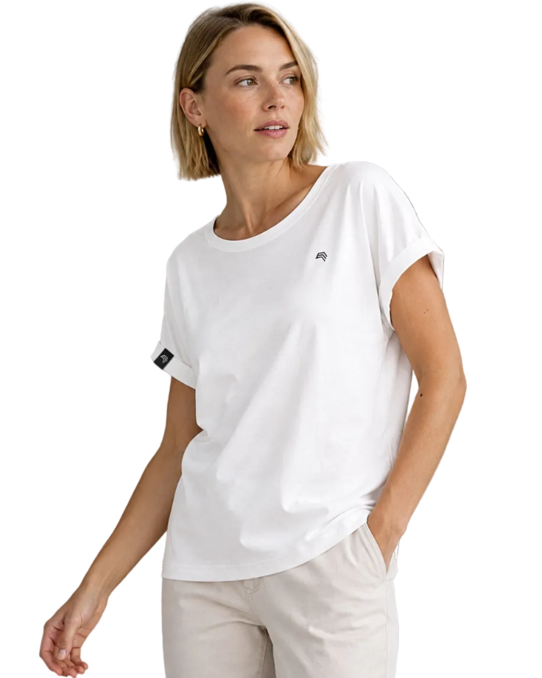 Auslaufartikel ― JMS 0508/ ― Damen T-Shirt mit Fledermaus-Linie