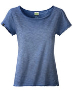 Auslaufartikel ― JMS 1508 ― Damen Flammgarn T-Shirt mit Bio-Baumwolle