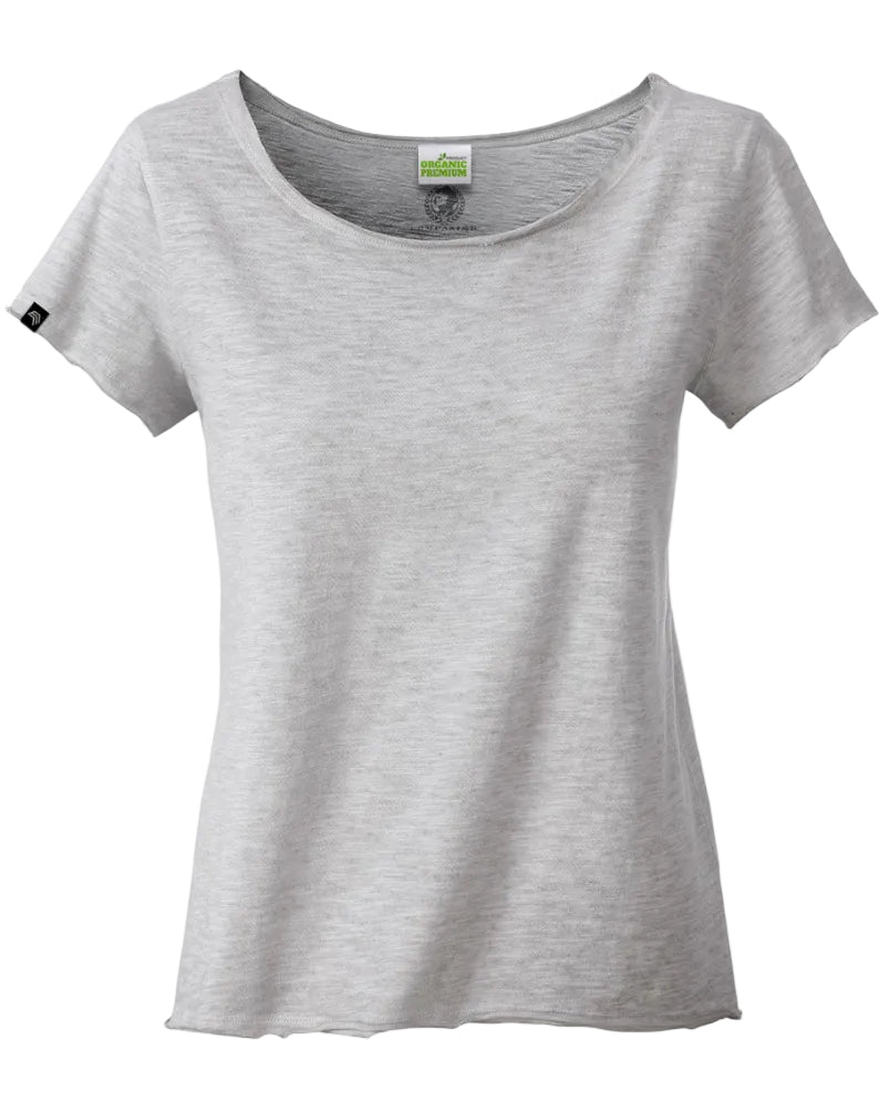 Auslaufartikel ― JMS 1508 ― Damen Flammgarn T-Shirt mit Bio-Baumwolle