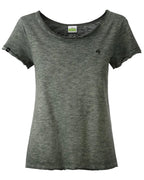 ― % ― Auslaufartikel ― JMS 1508 ― Damen Flammgarn T-Shirt mit Bio-Baumwolle