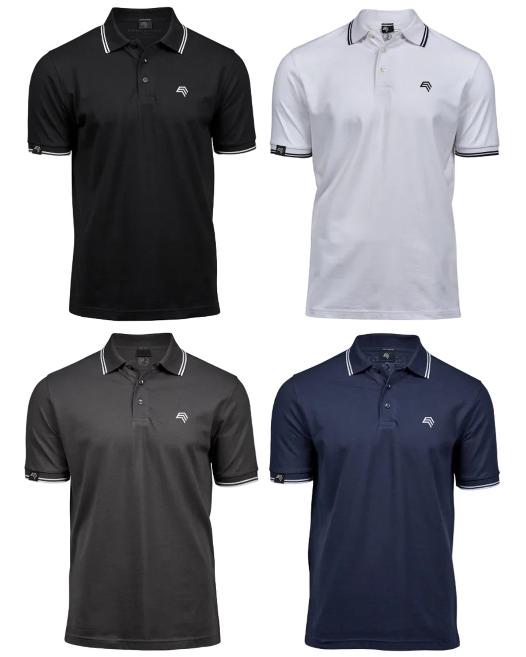 JST 7041 ― Luxury Stripe Stretch Polo Shirt mit Bio-Baumwolle