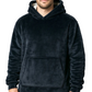 KRB K410 ― Unisex Oversize Lounge Poncho Hoodie - Navy Night Blue
