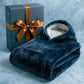 KRB K410 ― Unisex Oversize Lounge Poncho Hoodie - Navy Night Blau