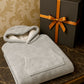 KRB K410 ― Unisex Oversize Lounge Poncho Hoodie - Snow Light Grau