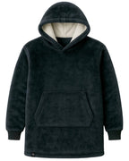 KRB K410 ― Unisex Oversize Lounge Poncho Hoodie - Navy Night Blau