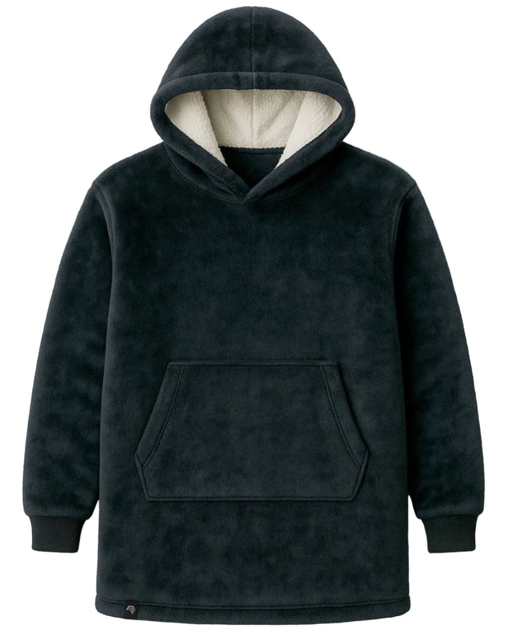 KRB K410 ― Unisex Oversize Lounge Poncho Hoodie - Navy Night Blau