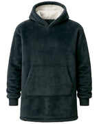 KRB K410 ― Unisex Oversize Lounge Poncho Hoodie - Navy Night Blau
