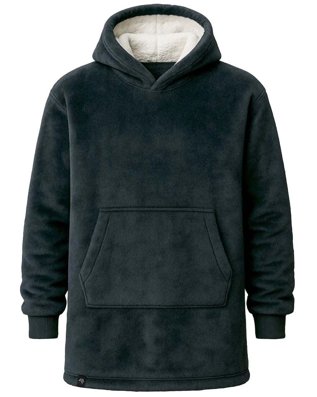 KRB K410 ― Unisex Oversize Lounge Poncho Hoodie - Navy Night Blau