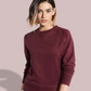 ― % ― KRB K481/ ― Women's Bio-Baumwolle Sweatshirt - Rot Burgund Melange [XL]