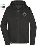 Hands PW ― Ladies Zip Hoodie Sweat Jacket - Schwarz